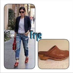 Frye Leather Clogs